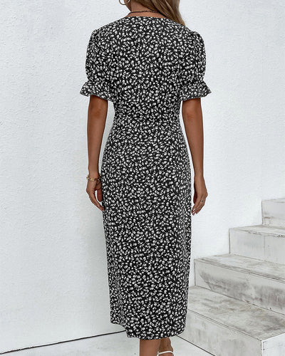 Karma - Abito Avvolgente a Fiori