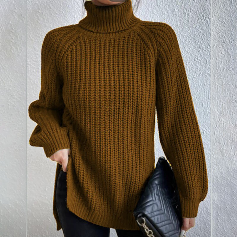 Éloïse™ | Rollkragenpullover mit Schlitz