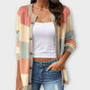 Aurora - Gestreifte Strickjacke