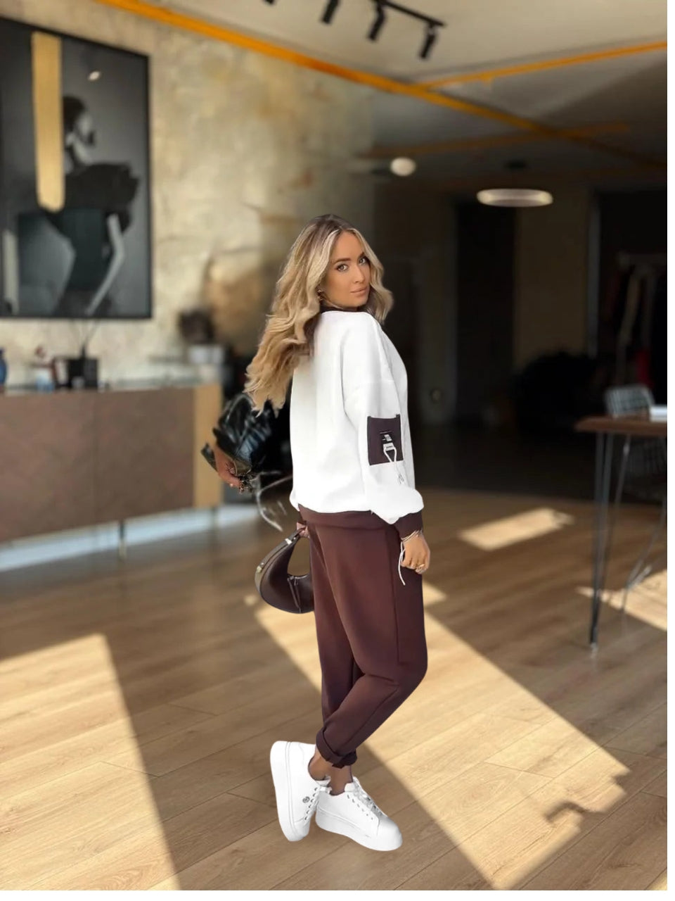 Valene – Freizeithose Mit Elastischem Bund Und Taschen