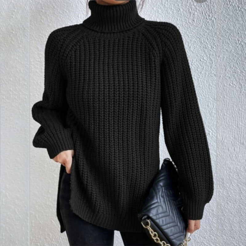 Éloïse™ | Rollkragenpullover mit Schlitz