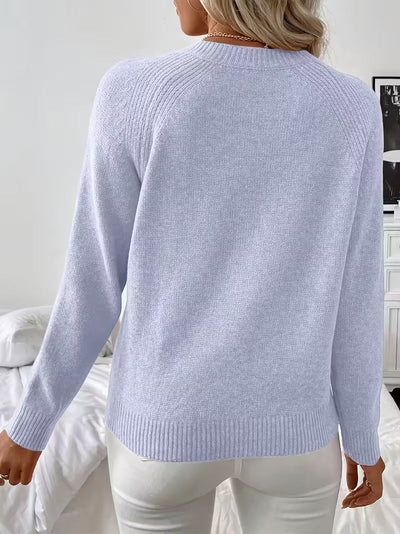Hilarina - Langärmeliger Strickpullover