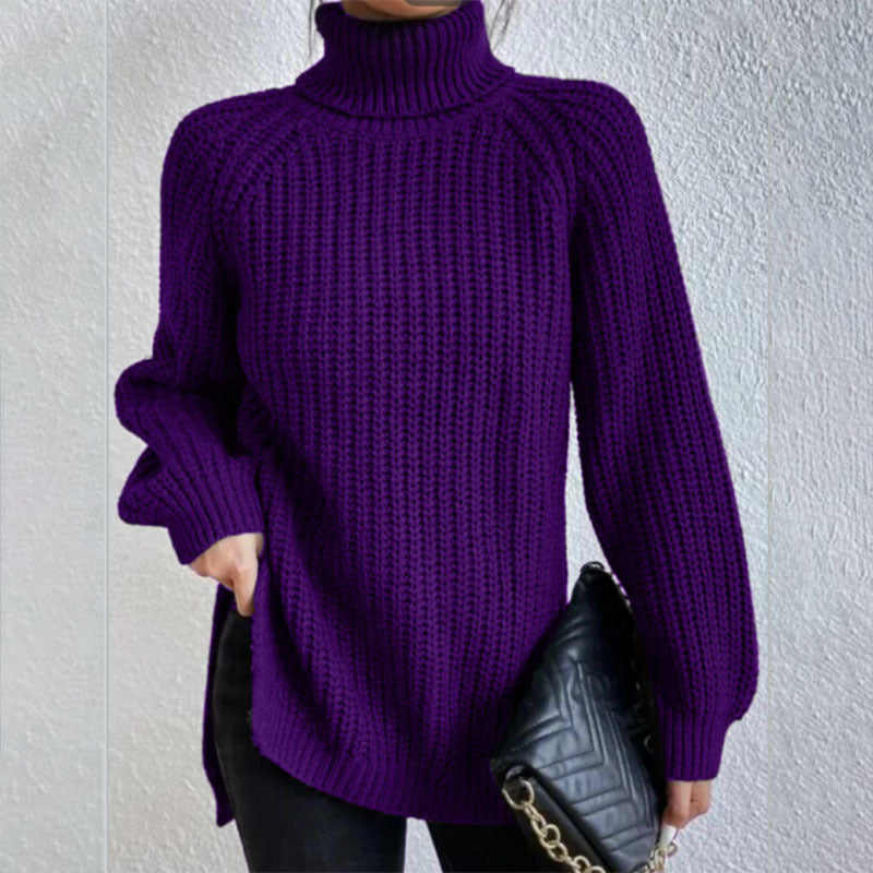 Éloïse™ | Rollkragenpullover mit Schlitz