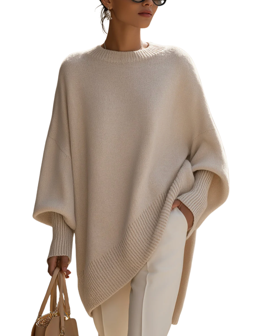 Mandy | Mühelose Eleganz Oversized Poncho