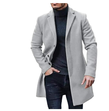 Langer Trenchcoat für Herren