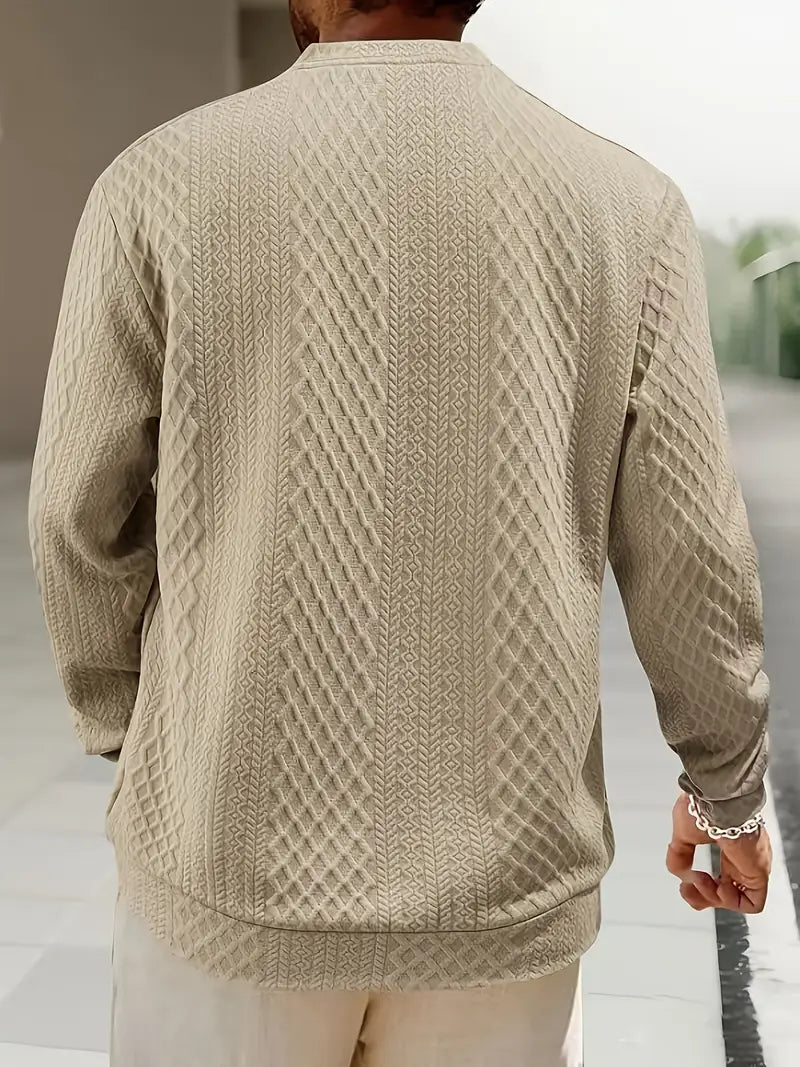 Warriner – Langärmliges Sweatshirt Mit Geometrischem Muster