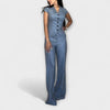 Ivy - Schickes V-Ausschnitt-Top und Hosen-Set