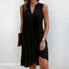 VERA – ELEGANTES, FIGURSCHMEICHELNDES KLEID MIT V-AUSSCHNITT