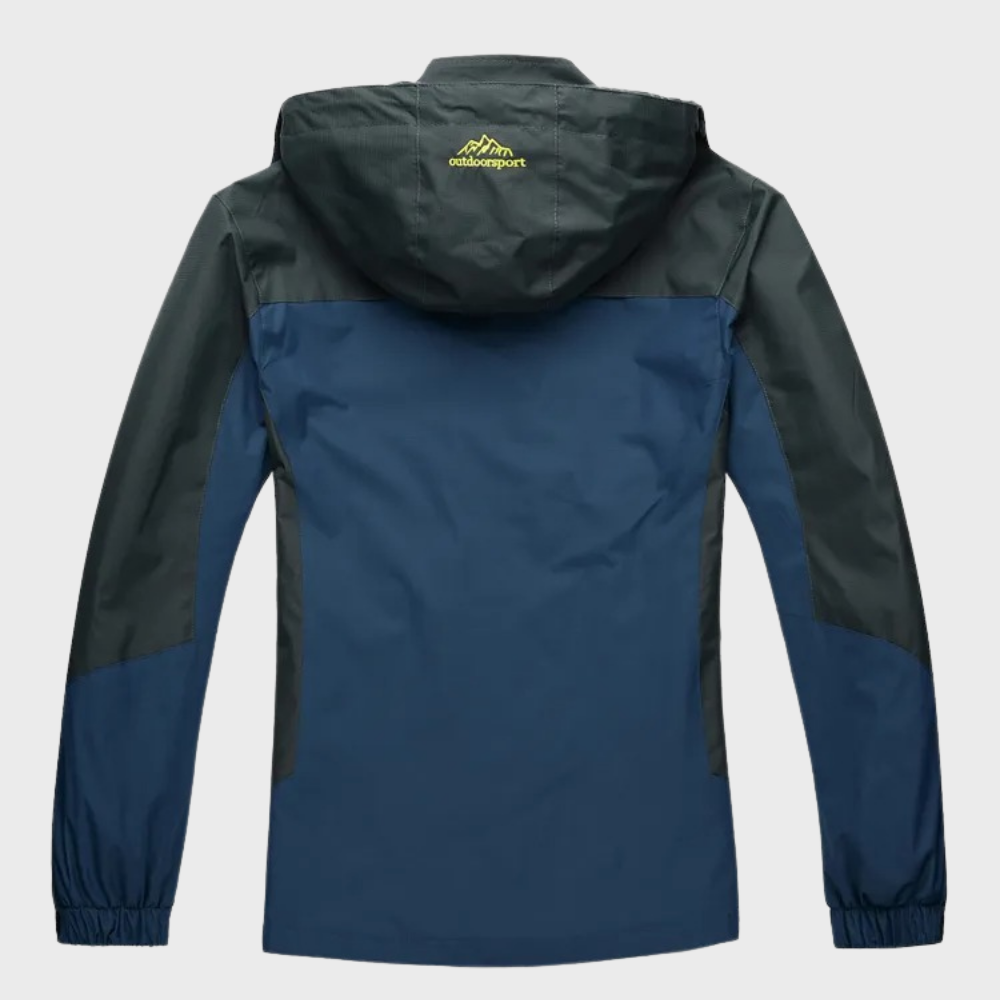 Herren Softshell-Jacke mit Kapuze, winddichter Membran und wasserabweisender Ausführung