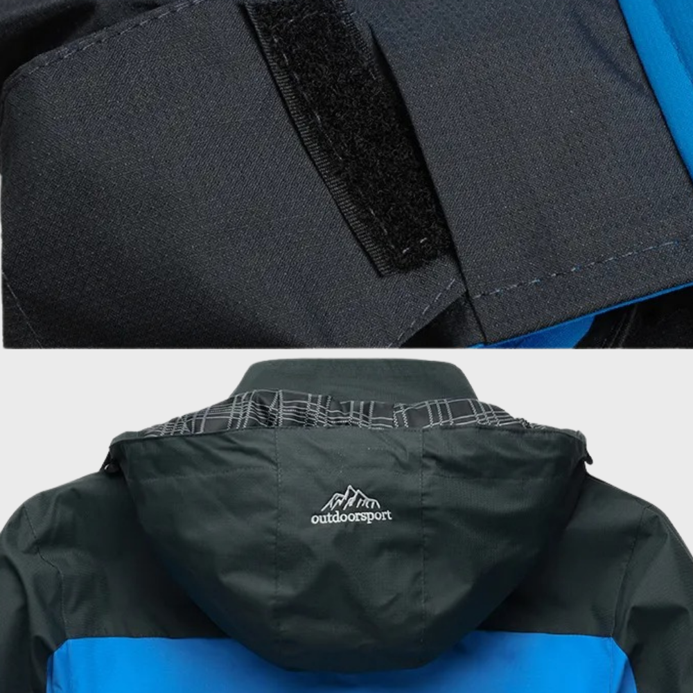 Herren Softshell-Jacke mit Kapuze, winddichter Membran und wasserabweisender Ausführung