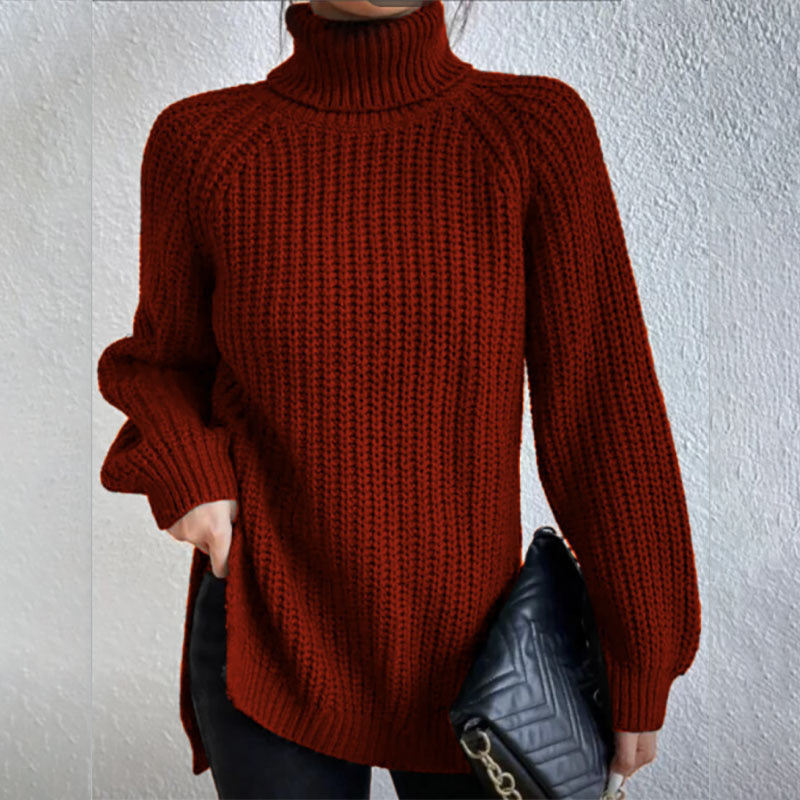Éloïse™ | Rollkragenpullover mit Schlitz