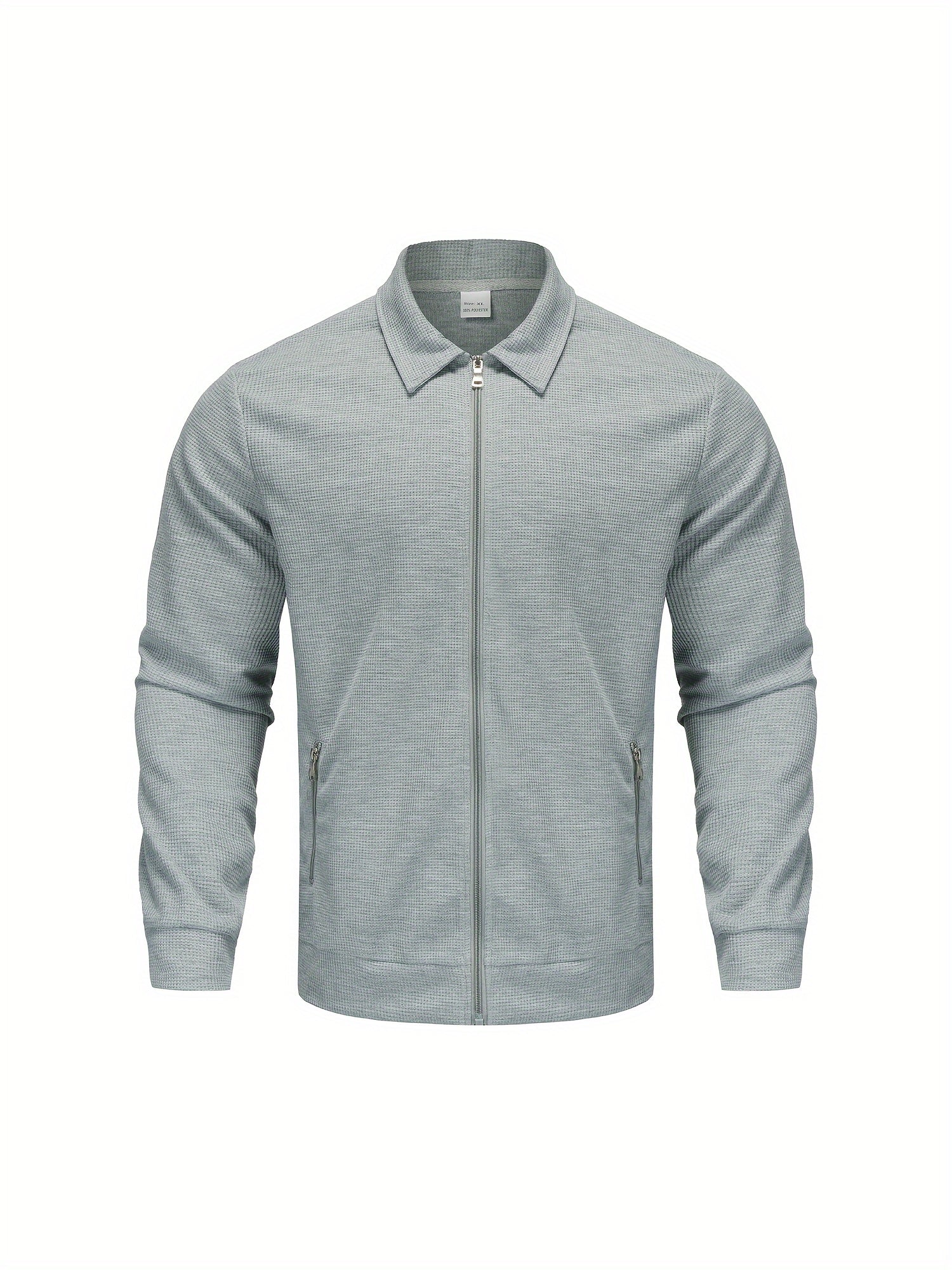 Marvin – Lässige Polyester Jacke Mit Reißverschluss