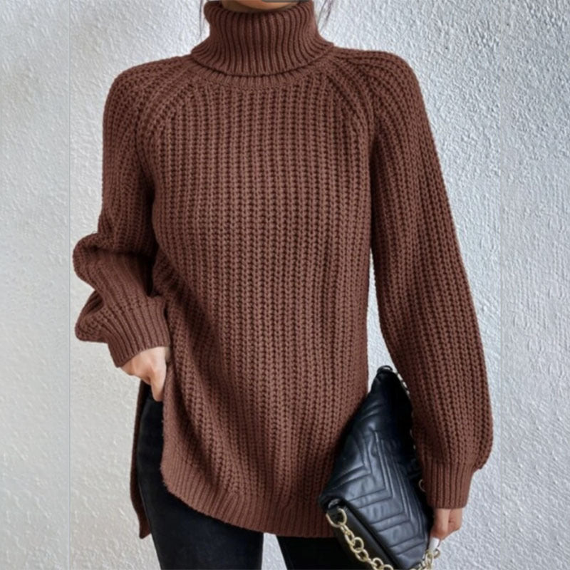 Éloïse™ | Rollkragenpullover mit Schlitz