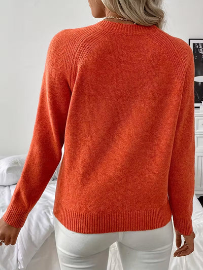 Hilarina - Langärmeliger Strickpullover