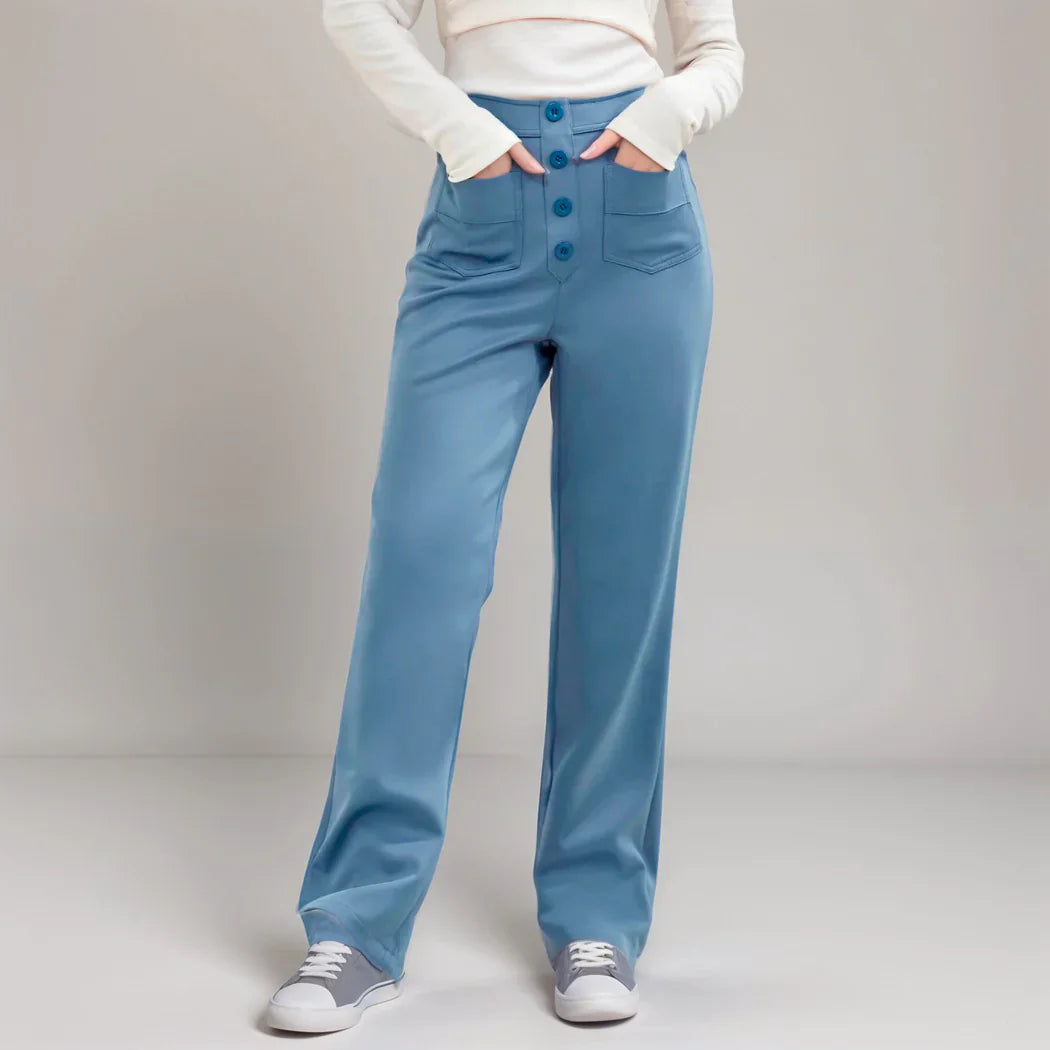 Elisha - Elastische broek met hoge taille - 1+1 kostenlos