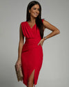 Giovanna™ - Design mit V-Ausschnitt und elegantem Schlitz
