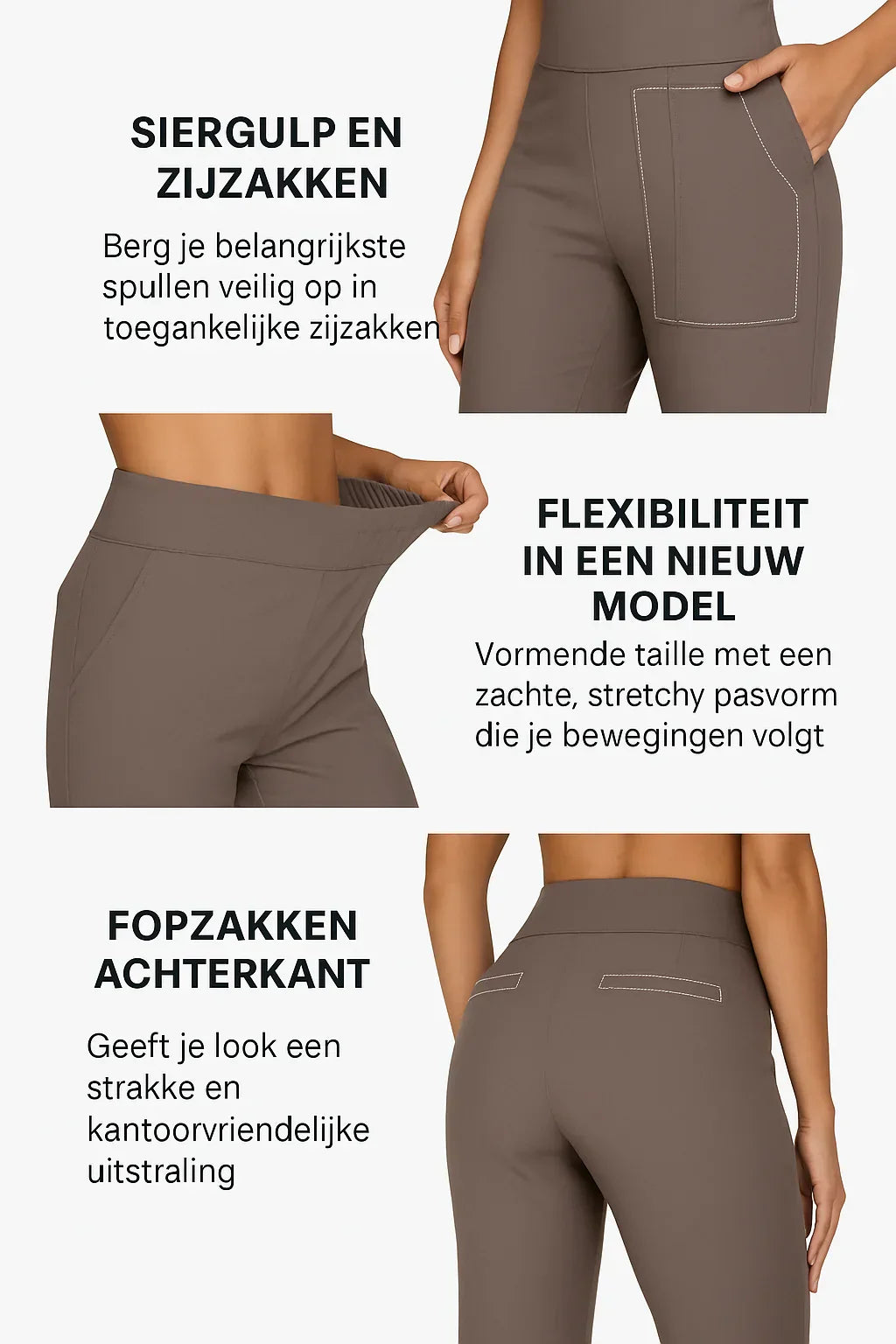 Elysia™ | de elegante veelzijdige broek voor de moderne vrouw.