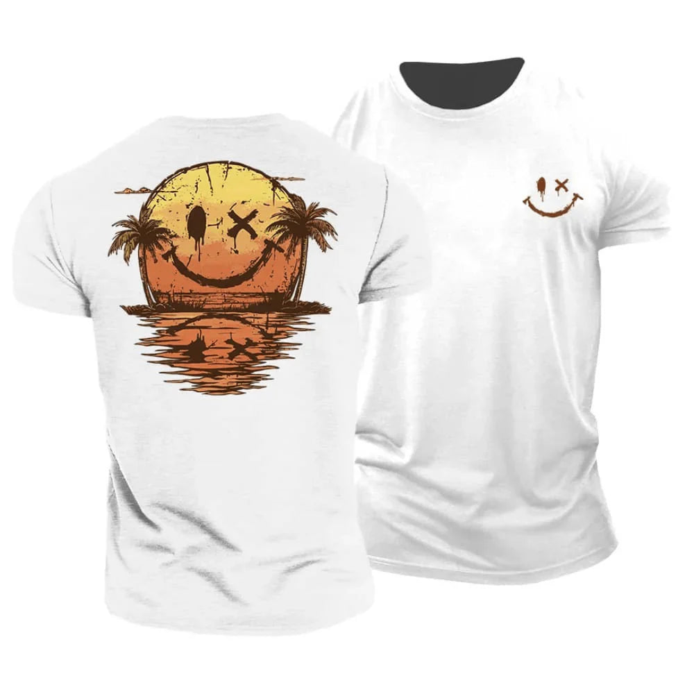 Sammi™ - Sommer-Smiley-Meer-T-Shirt