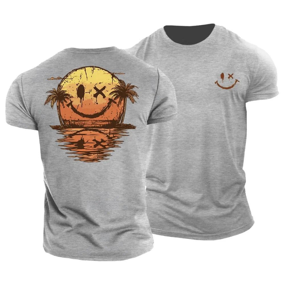Sammi™ - Sommer-Smiley-Meer-T-Shirt